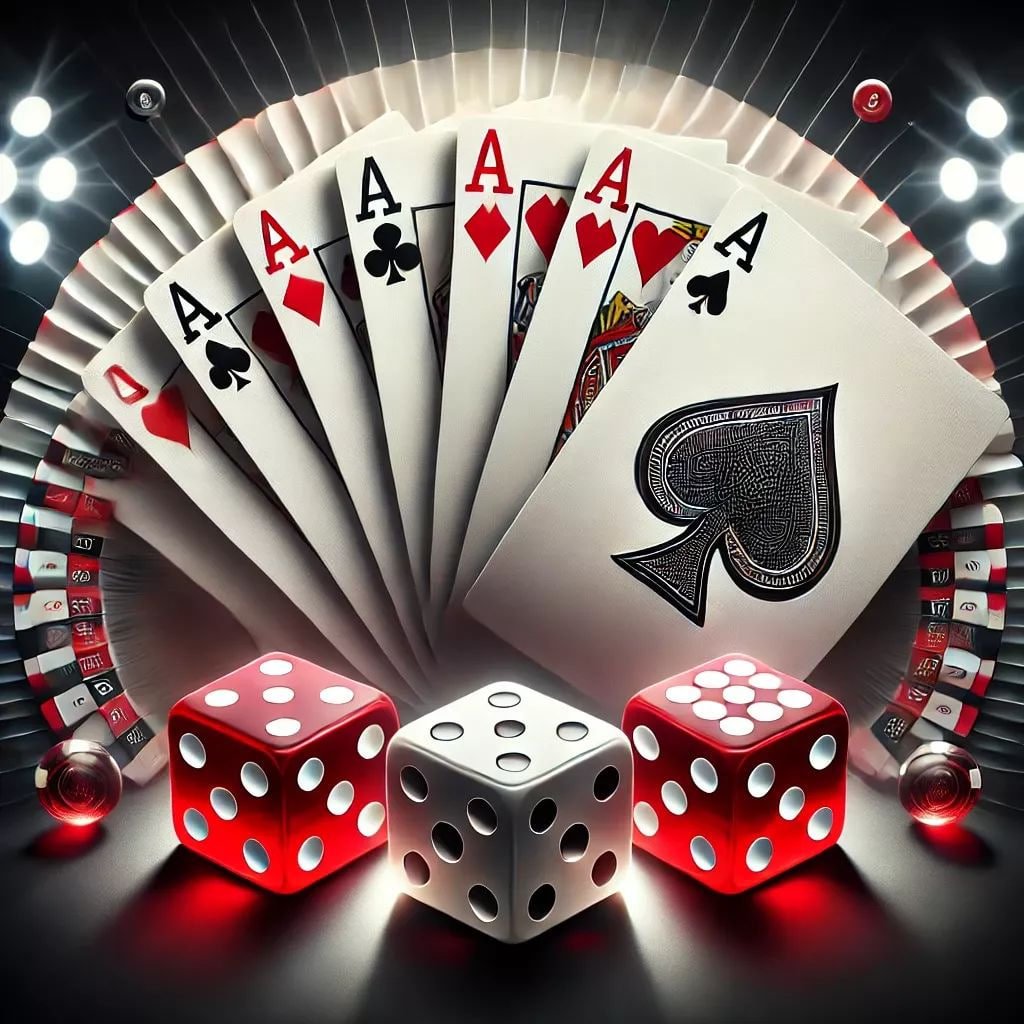 Casino ဂိမ်းလော်ဘီ ကစားသမားများ Table Games ကစားနေသောပုံ
